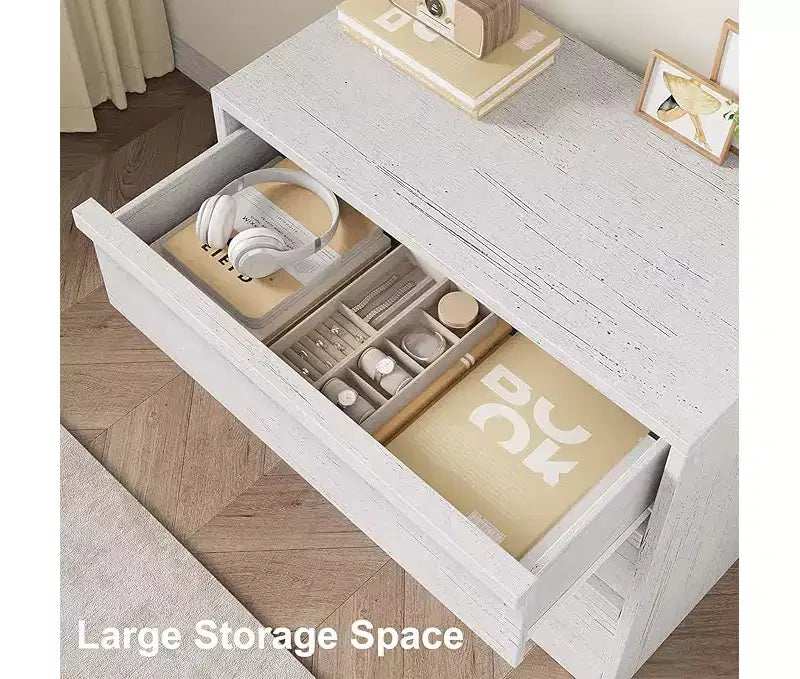 Commode de chevet 3 tiroirs à grande capacité de rangement, petite table d'appoint moderne pour salon, chambre de bébé, entrée