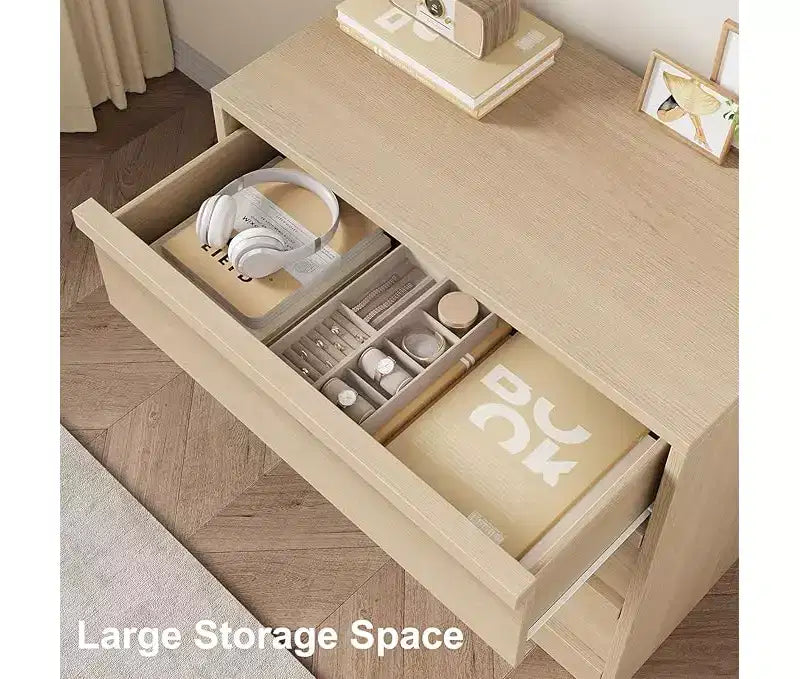 Commode de chevet 3 tiroirs à grande capacité de rangement, petite table d'appoint moderne pour salon, chambre de bébé, entrée