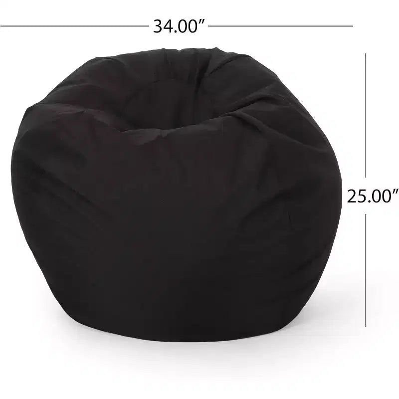Pouf rond pour adultes, fauteuil paresseux avec mousse haute densité, chaise de salon moderne pour le salon