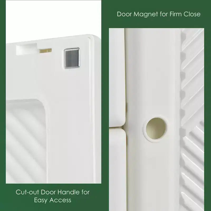 Armoire Portable, Placard Pliable Moderne avec 12 Compartiments de Rangement